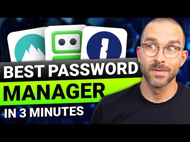 Best password manager in 3 minutes | My TOP picks for 2025