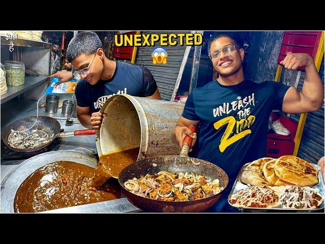 99/- BODYBUILDER ka Heavy Duty Street Food India  Street Food Khao Body Banao