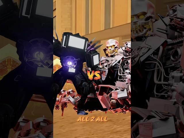 Titan Tv Man Vs All Skibidi Bosses 