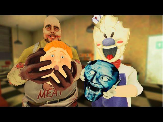 Mr Meat 2 vs Ice Scream 8 vs Granny Remake funny animation part 56