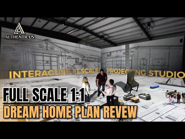 FULL SCALE DREAM HOME FLOOR PLAN WALKTHROUGH