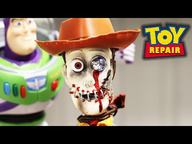 Restoration of WOODY from Toy Story - CRAZY Zombie edition