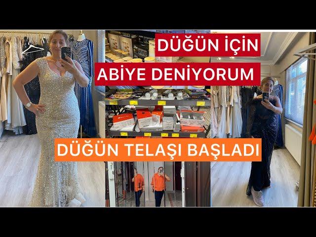 DÜĞÜN HAZIRLIĞI HIZLANDI⁉️ABİYE MODELLERİNİ DENEDİM⁉️ACİLEN KİLO VERMELİYİMELİF’le YOLLARA DÜŞTÜK⁉️