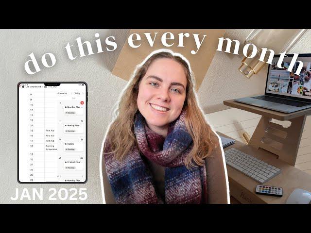 How I Plan My Month in Notion | Goal Planning