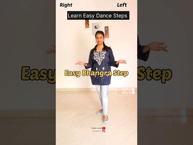 Easy and Basic Bhangra Steps for beginners #shorts