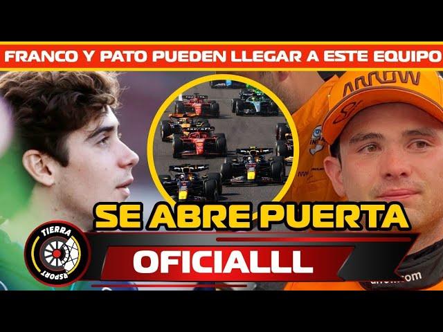 ¡SE ABRE PUERTA! OFICIAL LA F1 CONFIRMA QUE COLAPINTO Y PATO O'WARD PUEDEN LLEGAR A ESTE EQUIPO