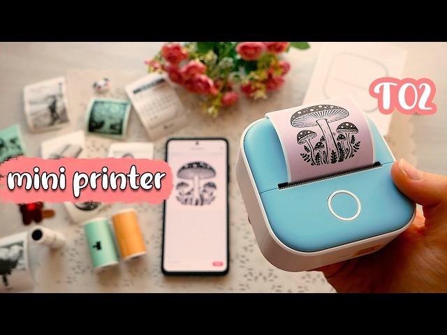 Phomemo T02 Mini Thermal Printer - Unboxing and Review | inkless pocket printer