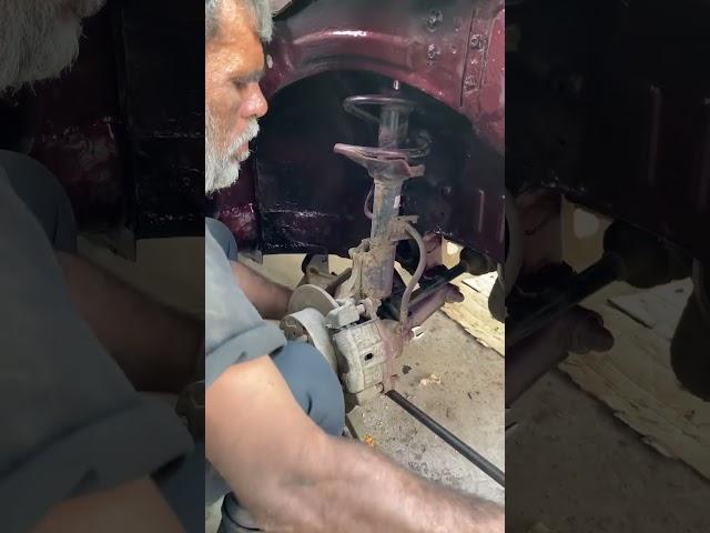 Front suspension fitting in process for a Suzuki Cultus - PAT️ #suzuki #cultus #automobile #car