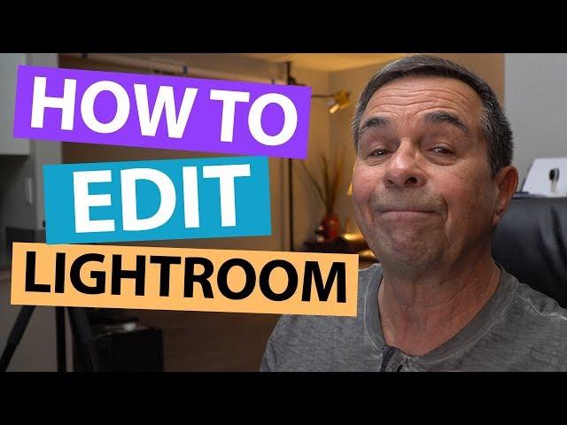 Lightroom Tutorial: How to edit photos (Beginning Tutorial)