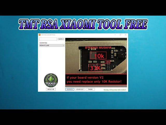 TMT RSA XIAOMI TOOL NEW 2025 ( FREE TOOL )