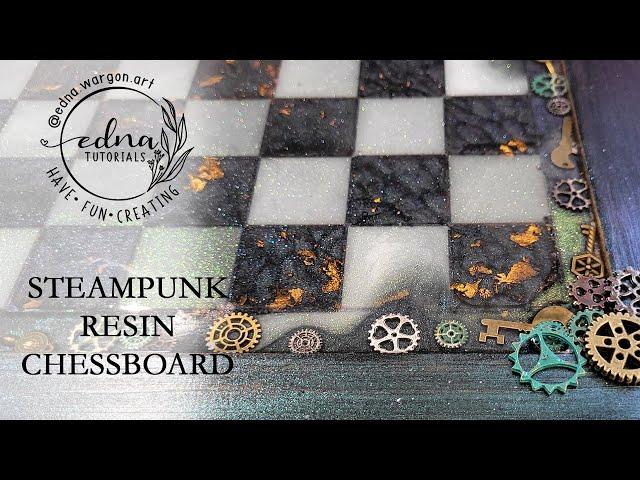 Creating a Stunning Epoxy Resin Chess Board with a Silicone Mold Set | DIY Tutorial