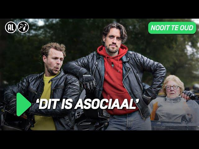 Oma (90) wordt lid van MOTORBENDE | NOOIT TE OUD S1#2 | NPO 3