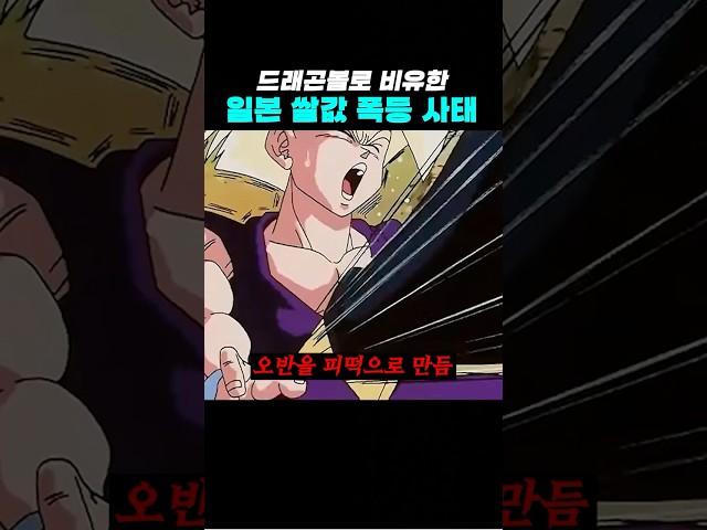 드래곤볼로 비유한 일본 쌀값 폭등 사태