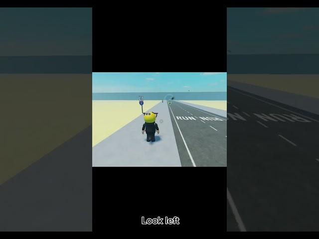 How to cross a road in Roblox #roblox #shorts