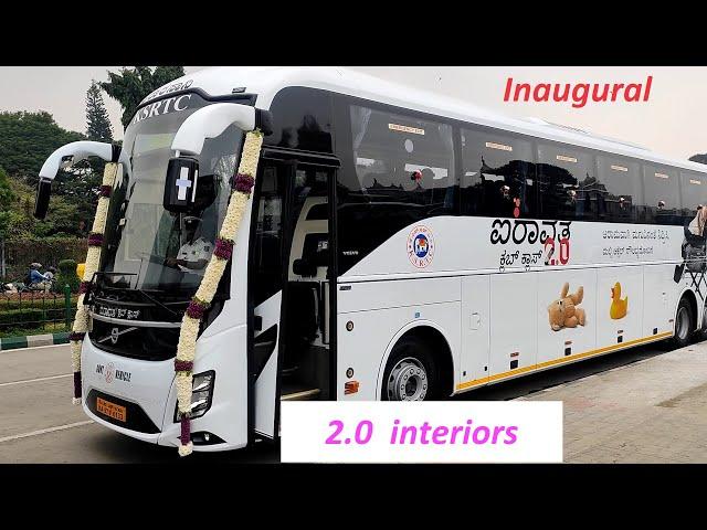 2.0 Volvo 9600 - with Fire Extinguishing System - KSRTC Airavata Club Class Seater Bus Inaugural