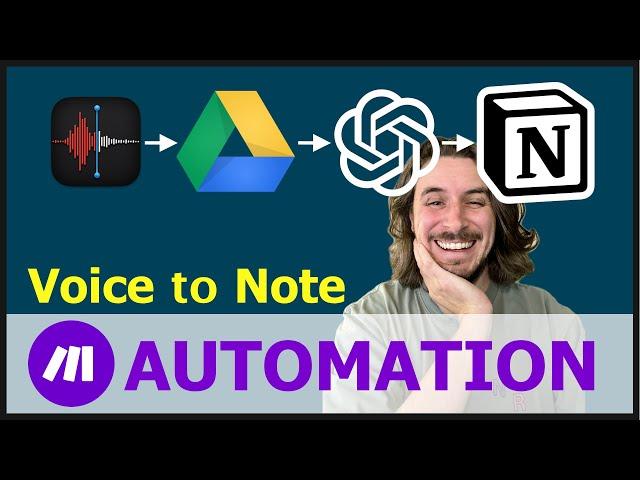 Voice to Note - Make.com Automation (Tutorial)