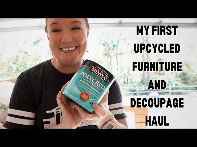 First Upcycling & Decoupage Supplies Haul: Affordable Finds for Beginners