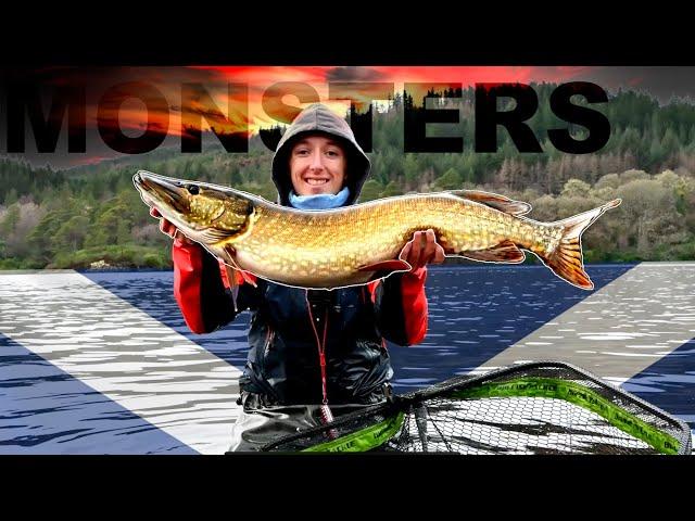 Searching for HUGE PIKE IN THE HIGHLANDS OF SCOTLAND