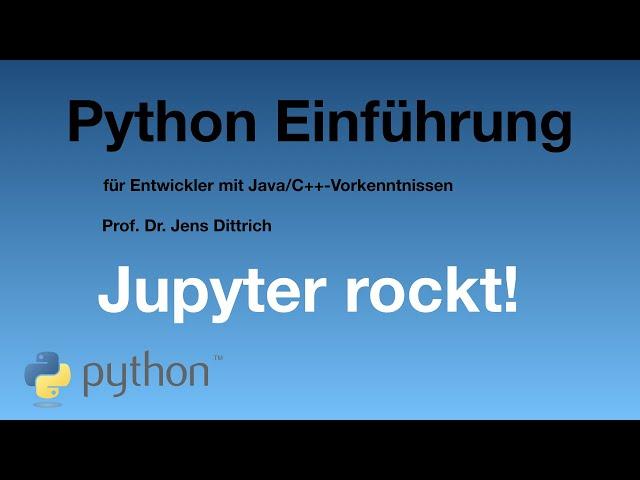 Jupyter Einführung