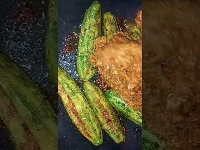 Beef Stuffed Karela | Unique & Tasty! ️ #short  #rubinayousaf #viralvideo #beefrecipe