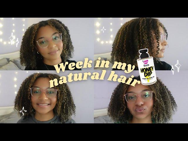 TRYING THE NEW DOUX HONEY BUTTER GEL | A WEEK IN MY NATURAL HAIR