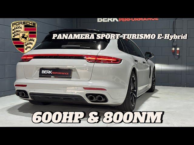 600HP & 800NM Porsche Panamera Sport Turismo 2.9T V6 4 E-Hybrid | 0-100 & 0-200 Stock vs Stage 1