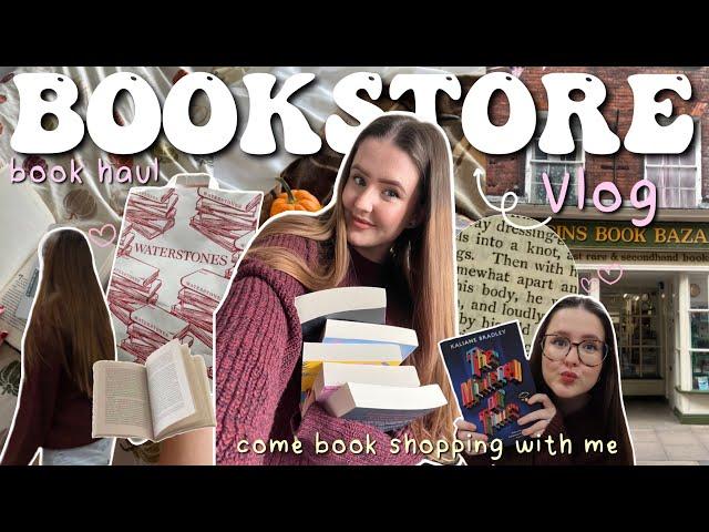 bookstore vlog! breaking my book buying ban…️