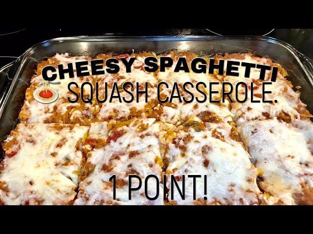 Cheesy Spaghetti Squash Casserole! Weight Watchers Freestyle!