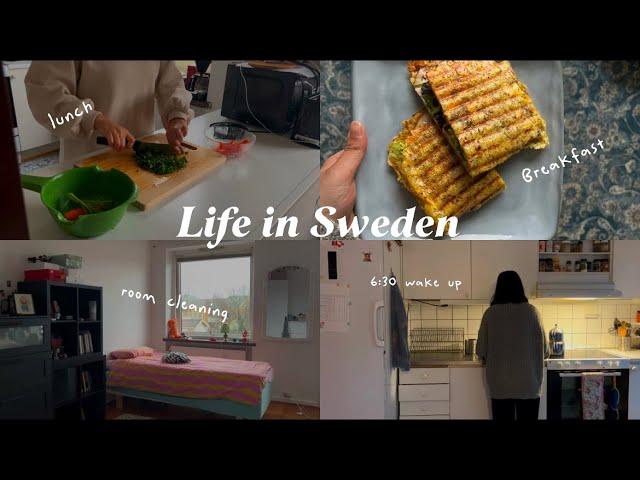 İsveç’teki hayatımdan günler || kahvaltı, oda düzenleme, iş görüşmesi // Days in my life in Sweden