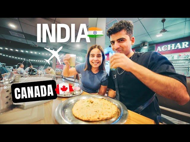 We Finally Made It HOME! | Canada to India | Raw Travel Vlog️ PEEKAPOO