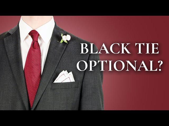 Black Tie Optional Dress Code Explained