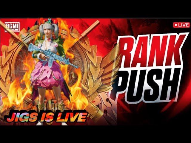 RANK PUSH HUA START DAY 1 BGMI LIVE STREAM #bgmi #pubgmobile #jigsislive #livestream #jigsgaming