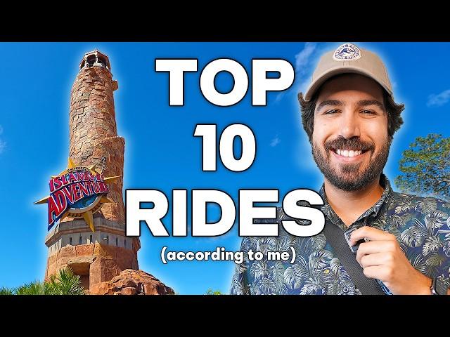 My TOP 10 Rides at Universal's Islands of Adventure!