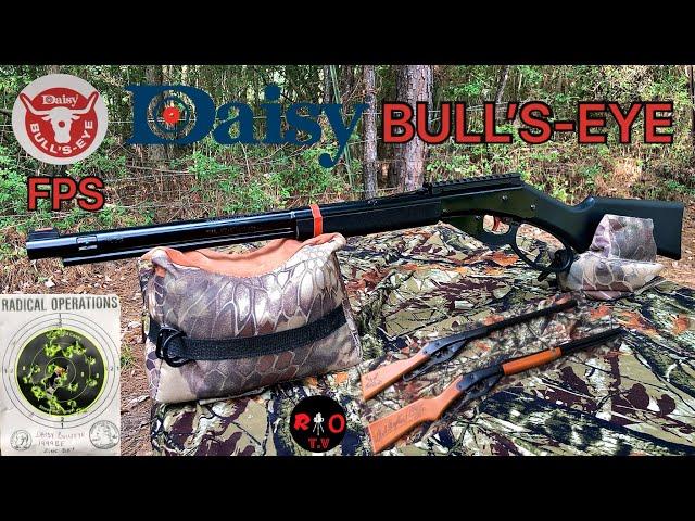 New Daisy Bullseye BB Gun Review and Shoot/FPS Comparing with Red Ryder and Buck