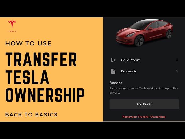 Transfer Tesla Ownership in Under 5 Minutes – Quick & Easy Guide!