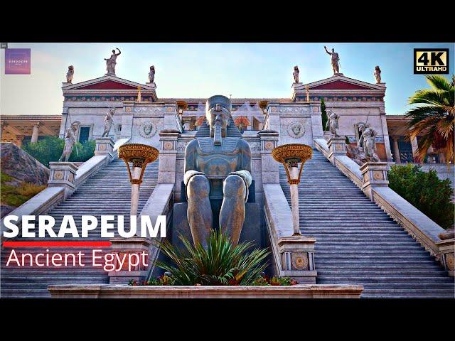 Walking in Ancient Egypt - Serapeum of Alexandria [ Assassin's Creed: Origins - 4K - Ambience ]