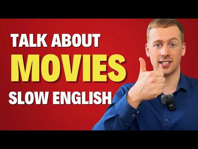  Talk About Movies – Slow English With Brian (Level A2-B1) 