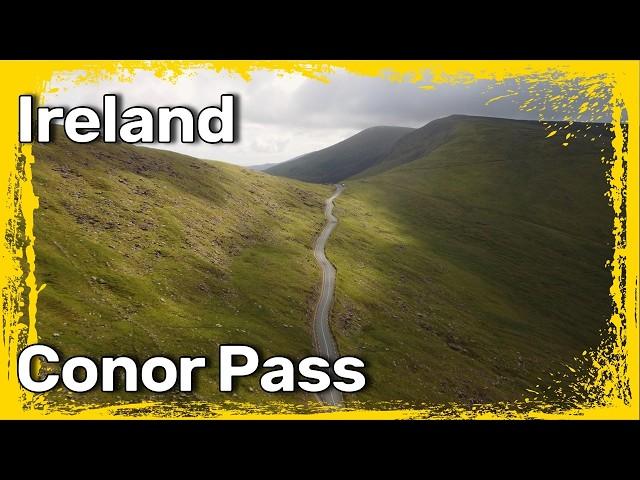 Best motorcycle roads of Ireland - R560 (Conor Pass) - motorcycle touring in Europe