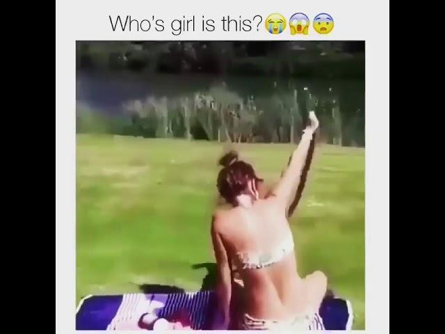 Girls grabs a snake!