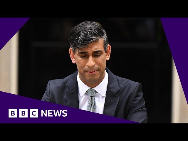 UK election: Rishi Sunak resignation speech in full | BBC News