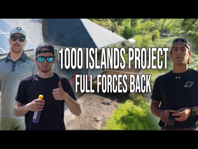 DECK FRAMING | Project 1000 Islands VLOG (1 of 3)