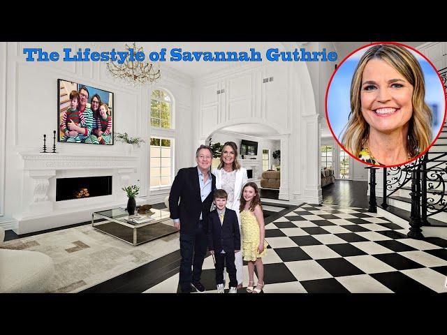 The Lifestyle of Savannah Guthrie  New York City Home, Husband, 2 Children, Cars, Net Worth