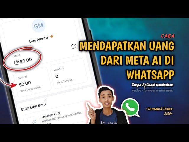 Gampang BangetCara Mendapatkan Uang Dari Meta AI Di WhatsApp