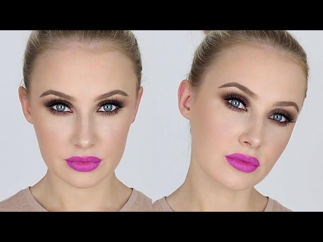 Intense Matte Smokey Eye + BRIGHT Matte Lips! | Lauren Curtis