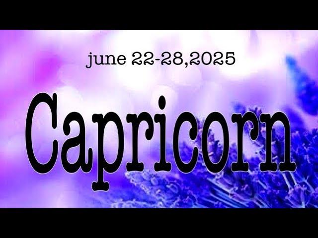 Capricorn ️ Dapat Mong Malaman Sa Araw Ng Linggong Ito June 22-28,2025