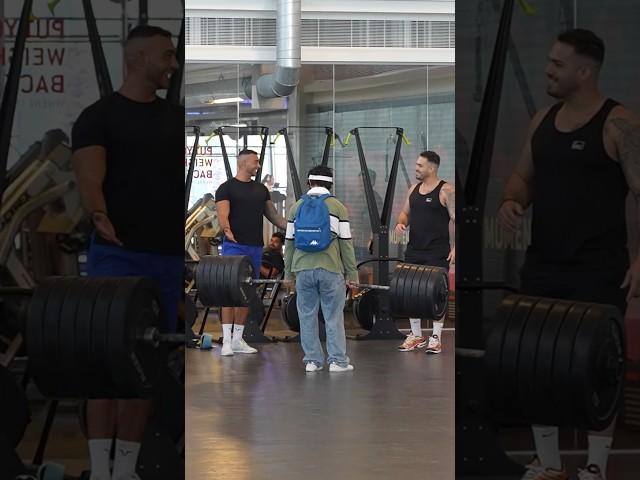 ELITE Powerlifter DESTROYS EGO in GYM PRANK #anatoly #fitness #gym