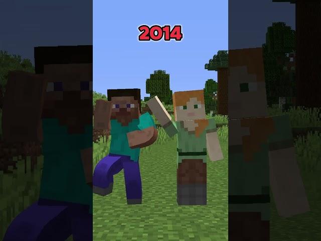 Minecraft: New vs Old - NOSTALGIA  #shorts #minecraft