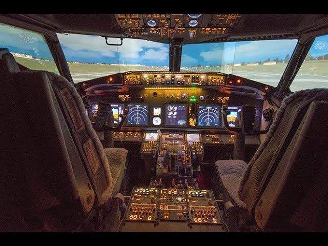 Boeing 737 real cockpit simulator conversion