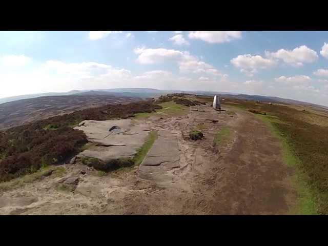 Walking along Stanage Edge to High Neb