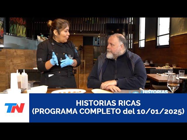 HISTORIAS RICAS (Programa completo del 10/01/2025)